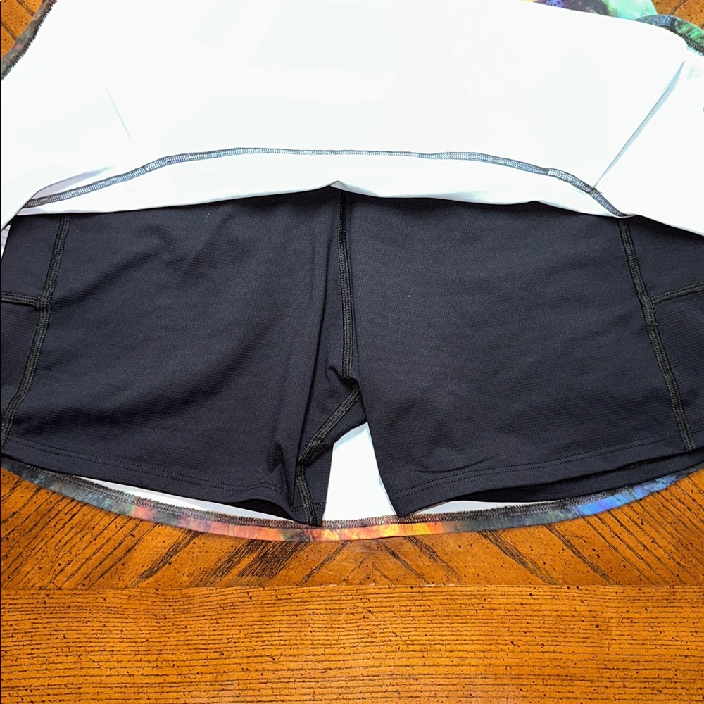 Dona Jo Multicolor Women's Tennis Skirt Skort - Picture 3 of 5